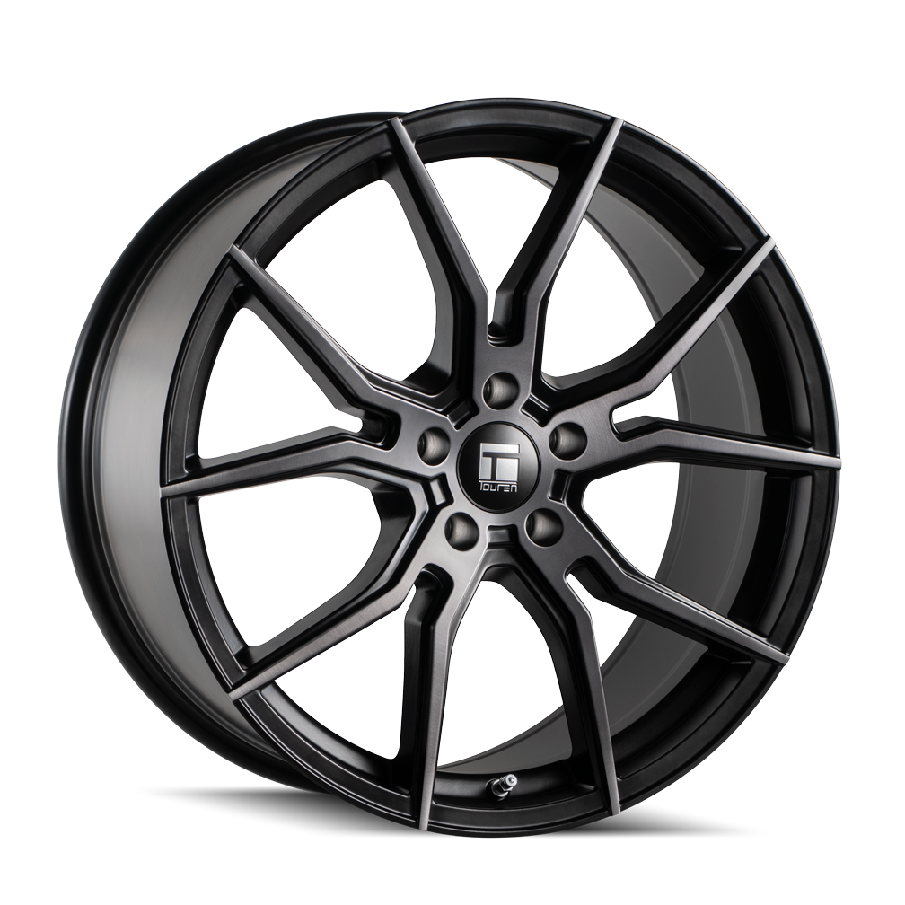 Touren TF01 Matte black brushed with dark 20x9 +35 5x120mm 72.56mm - WheelWiz