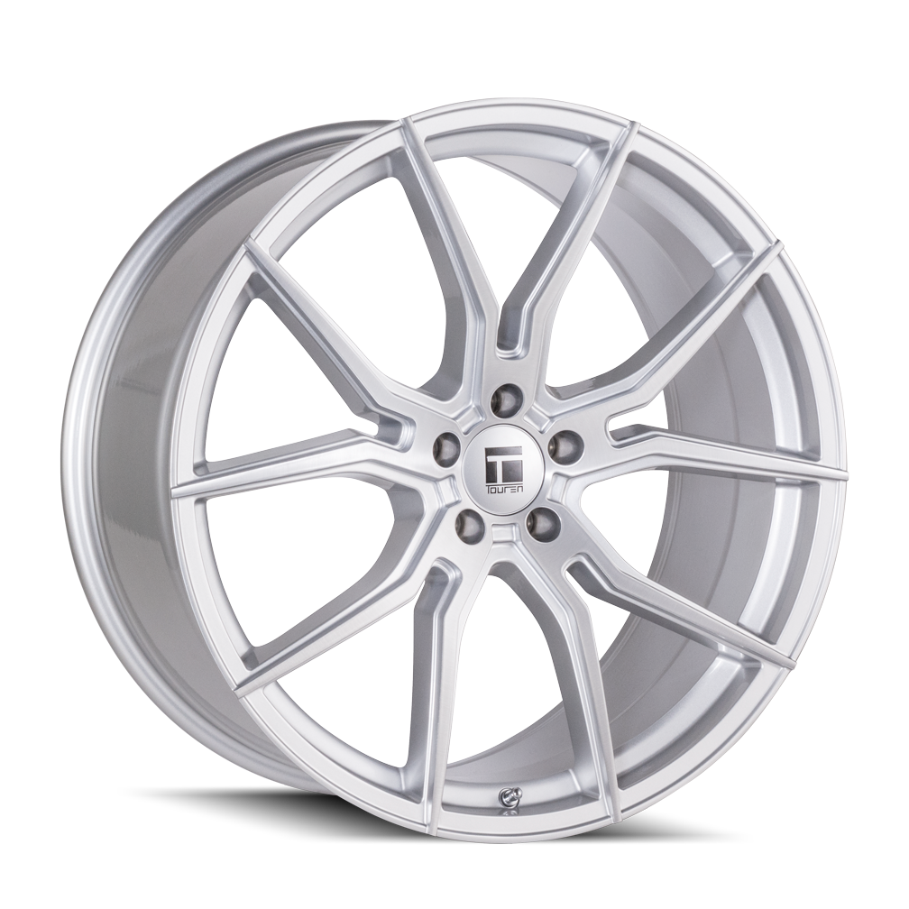 Touren TF01 Gloss silver brushed 20x9 +35 5x120mm 72.56mm - WheelWiz