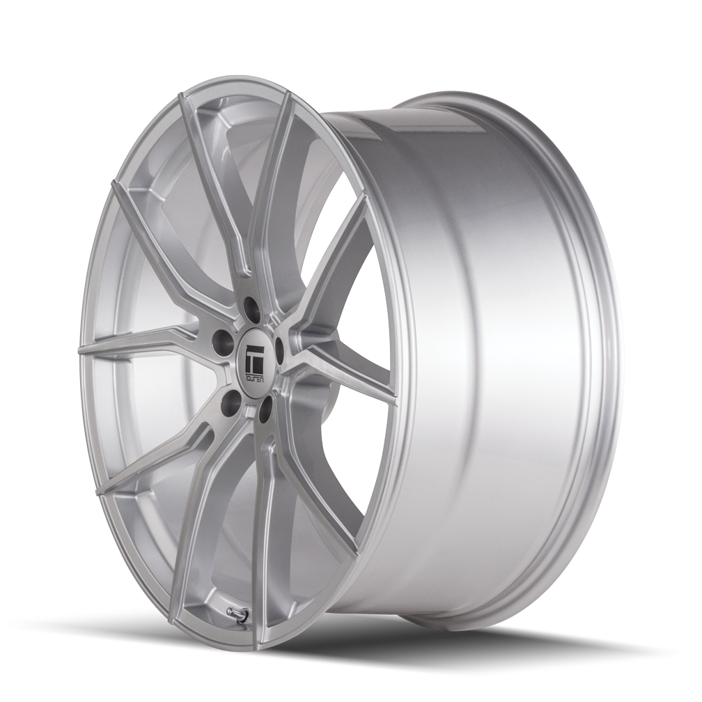 Touren TF01 Gloss silver brushed 17x7.5 +40 5x112mm 66.56mm - WheelWiz