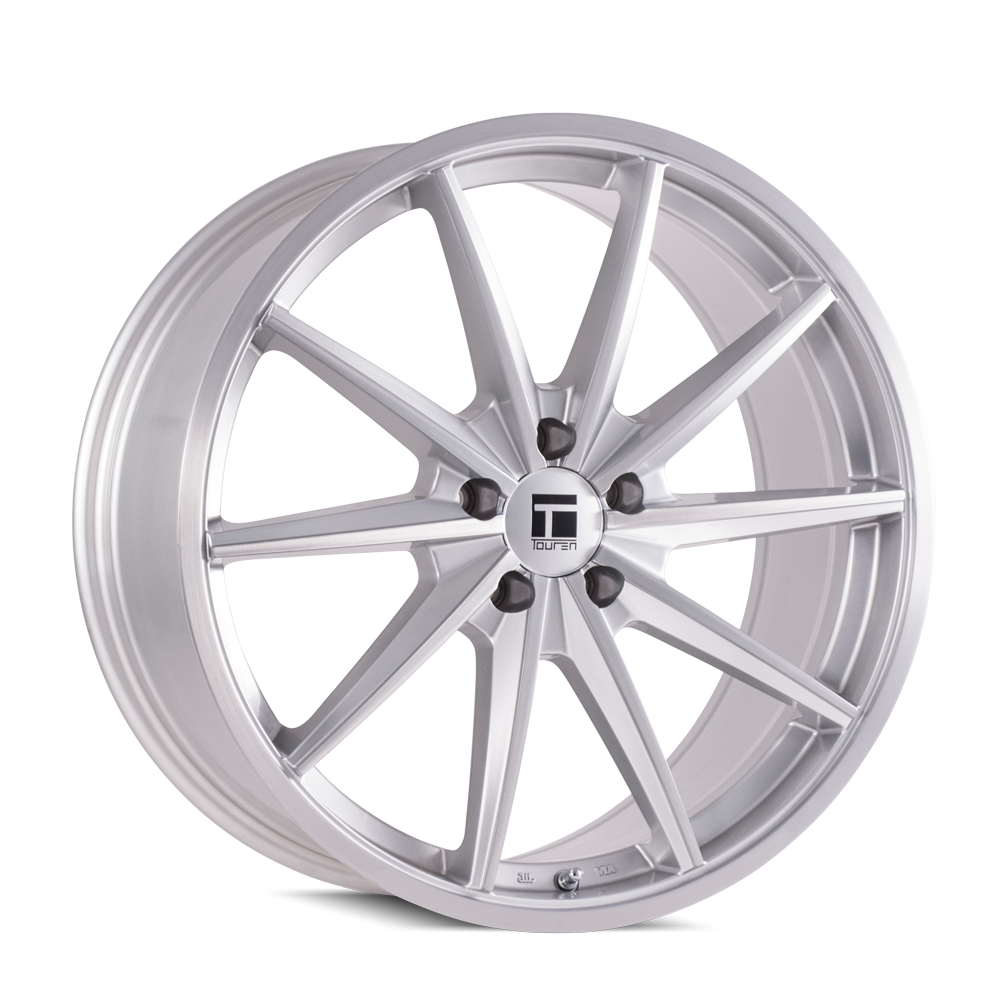 Touren TF02 Gloss silver brushed 20x9 +35 5x114.3mm 72.6mm - WheelWiz