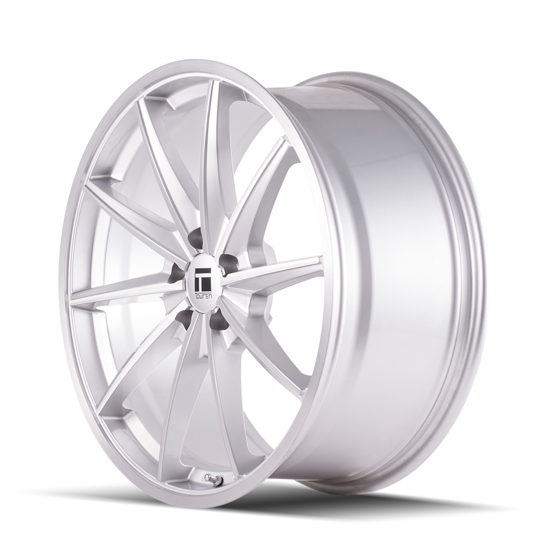 Touren TF02 Gloss silver brushed 20x9 +35 5x112mm 66.56mm - Wheelwiz