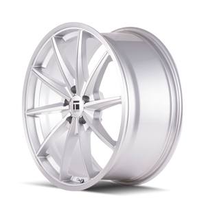 Touren TF02 Gloss silver brushed 20x9 +35 5x114.3mm 72.6mm - WheelWiz