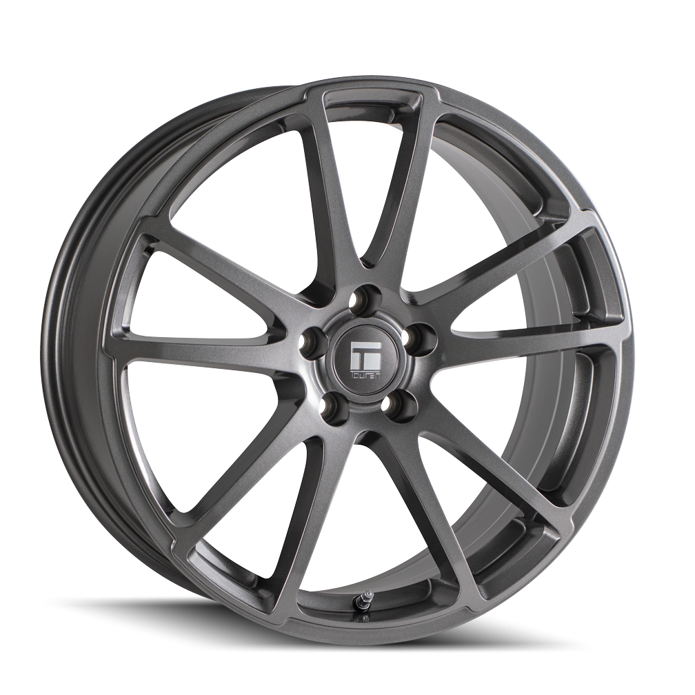 Touren TF03 Gloss graphite 20x8.5 +38 5x114.3mm 72.6mm - Wheelwiz