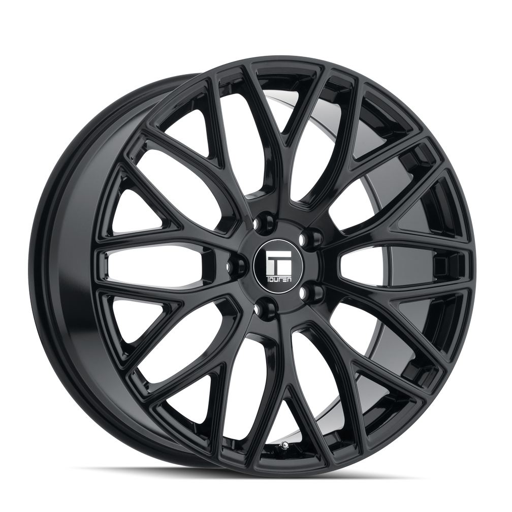 Touren TR76 Gloss black 20x8.5 +35 5x108mm 63.5mm - Wheelwiz