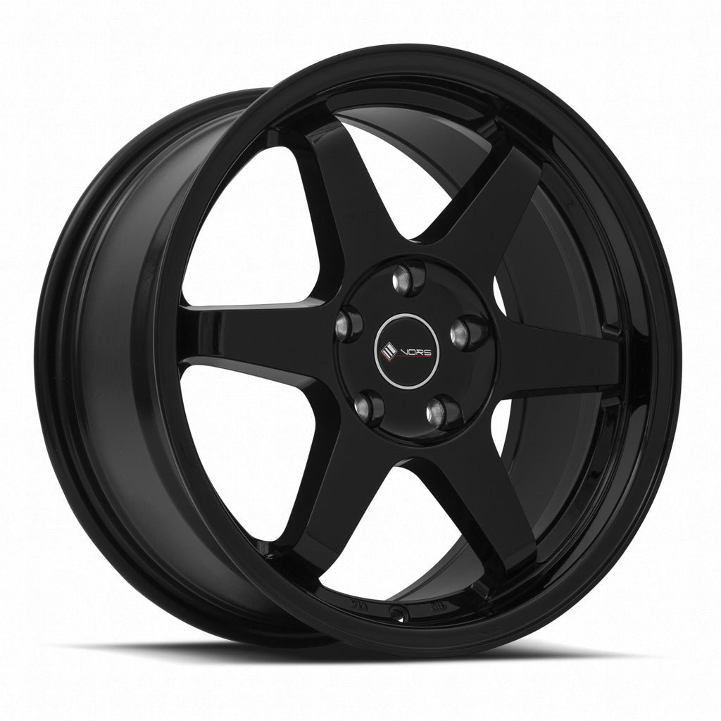 Vors TR37 Gloss Black 17x8 +35 5x114.3mm 73.1mm - Wheelwiz