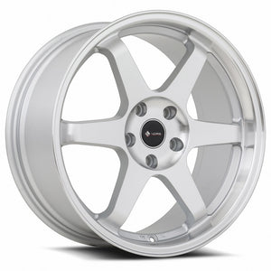 Vors TR37 Silver Machine Face Lip 19x8.5 +35 5x115mm 73.1mm