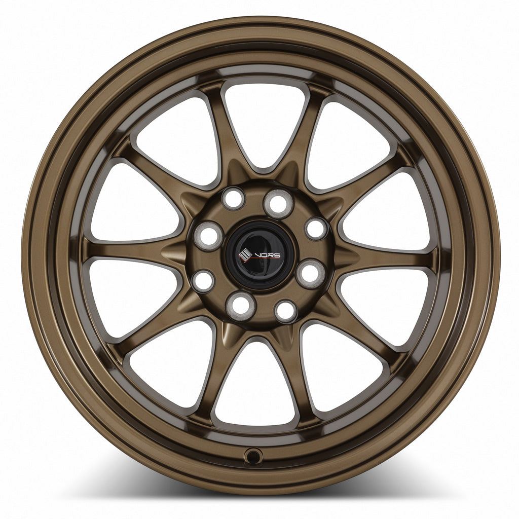 Vors TR3 Bronze 15x8 0 4x100|4x114.3mm 73.1mm - Wheelwiz