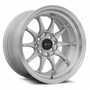 Vors TR3 Silver Machine Lip 15x9 0 4x98mm 73.1mm