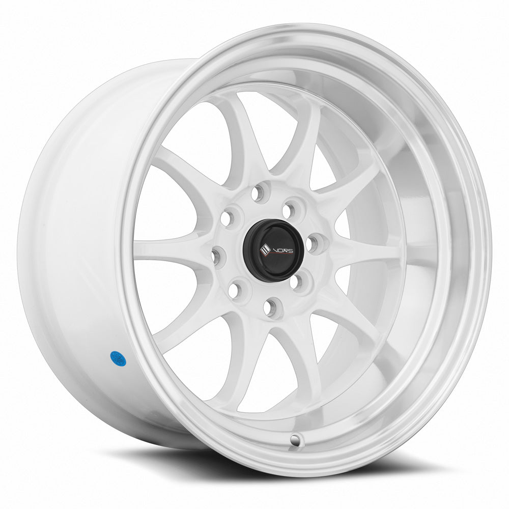 Vors TR3 White 15x8 0 4x100|4x114.3mm 73.1mm - Wheelwiz