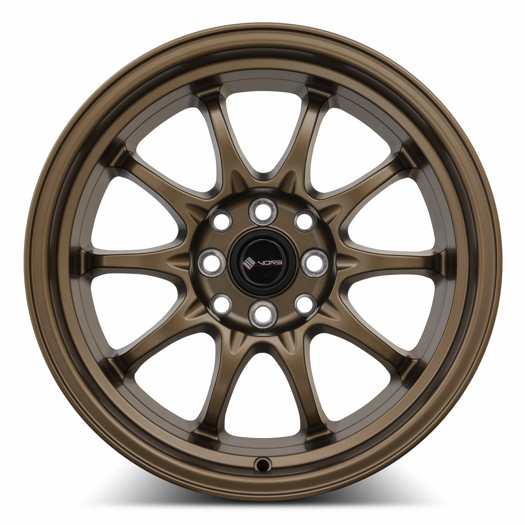 Vors TR3 Bronze 16x8 +20 4x108mm 73.1mm - Wheelwiz