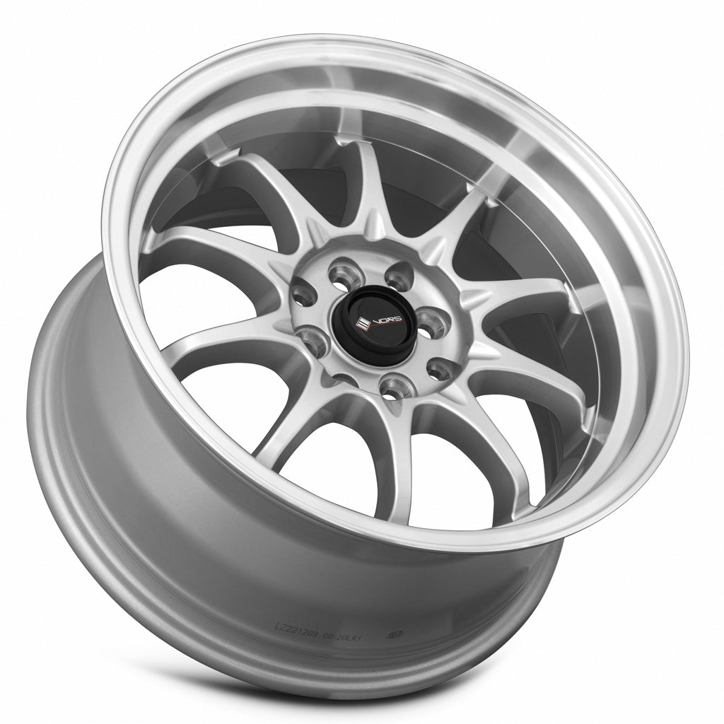 Vors TR3 Silver Machine Lip 16x8 +20 4x98mm 73.1mm - Wheelwiz