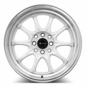 Vors TR3 White Machine Lip 16x8 +20 4x100|4x114.3mm 73.1mm