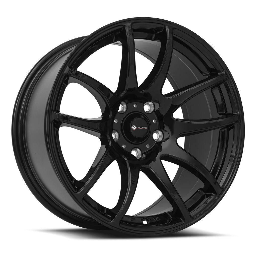 Vors TR4 Gloss Black 17x9 +30 5x108mm 73.1mm - Wheelwiz