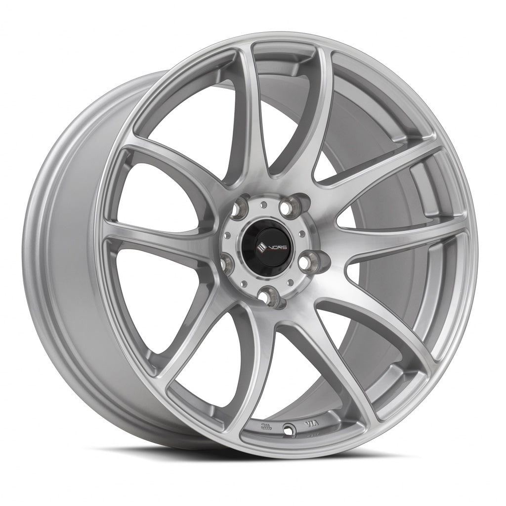 Vors TR4 Silver Machined Face 17x9 +30 5x115mm 73.1mm - Wheelwiz