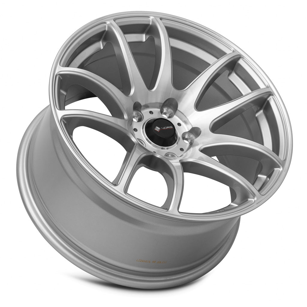 Vors TR4 Silver Machined Face 17x9 +30 5x112mm 73.1mm - Wheelwiz