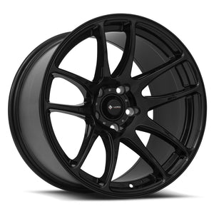Vors TR4 Gloss Black 18x10.5 +22 5x108mm 73.1mm - Wheelwiz