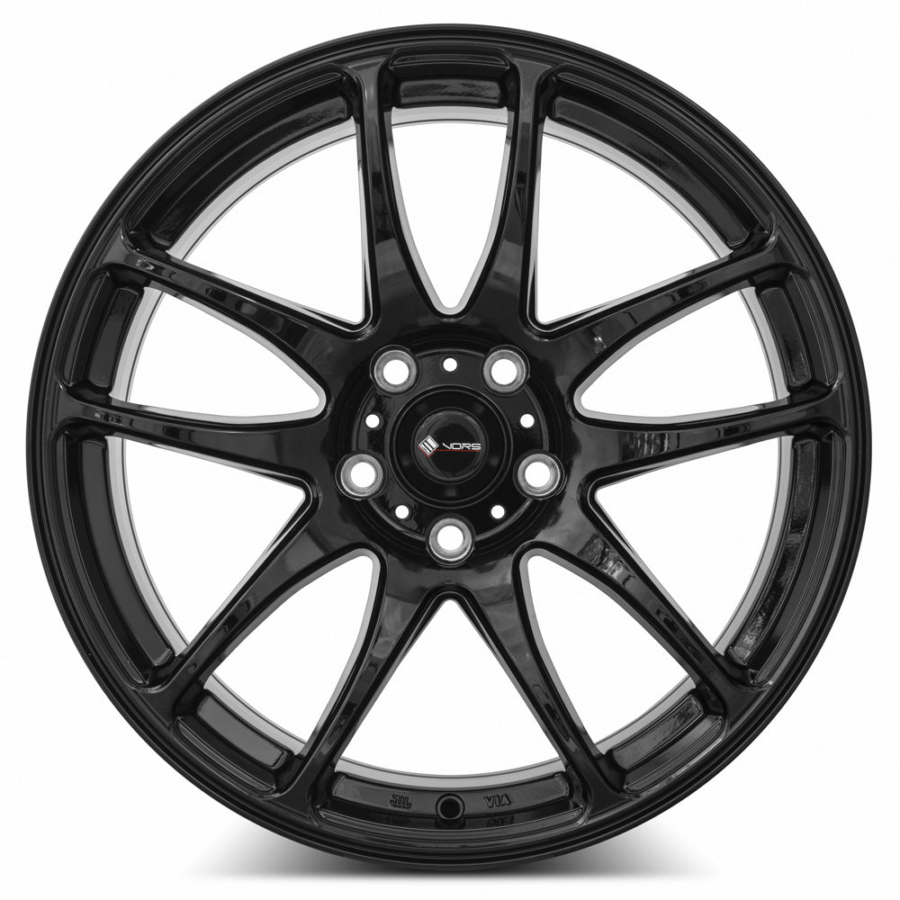 Vors TR4 Gloss Black 18x8.5 +35 5x108mm 73.1mm - Wheelwiz