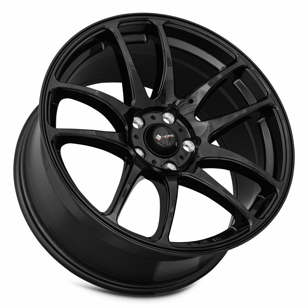 Vors TR4 Gloss Black 18x8.5 +35 5x112mm 73.1mm - Wheelwiz