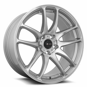 Vors TR4 Silver Machine Face 19x8.5 +35 5x108mm 73.1mm