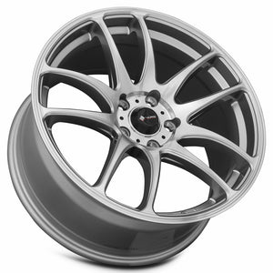 Vors TR4 Silver Machine Face 19x8.5 +35 5x108mm 73.1mm