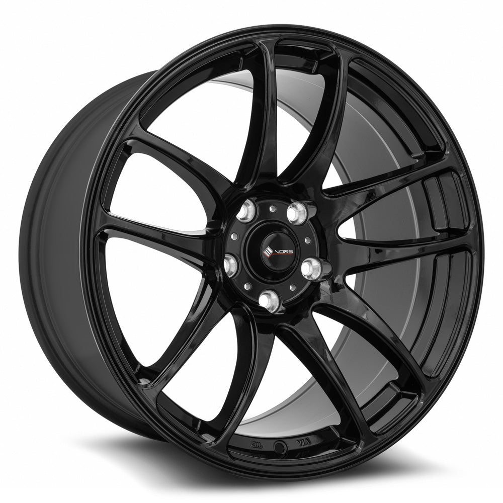 Vors TR4 Gloss Black 18x9.5 +22 5x110mm 73.1mm - Wheelwiz
