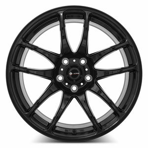 Vors TR4 Gloss Black 17x9 +30 5x114.3mm 73.1mm - Wheelwiz