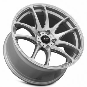 Vors TR4 Silver Machine Face 18x9.5 +35 5x112mm 73.1mm