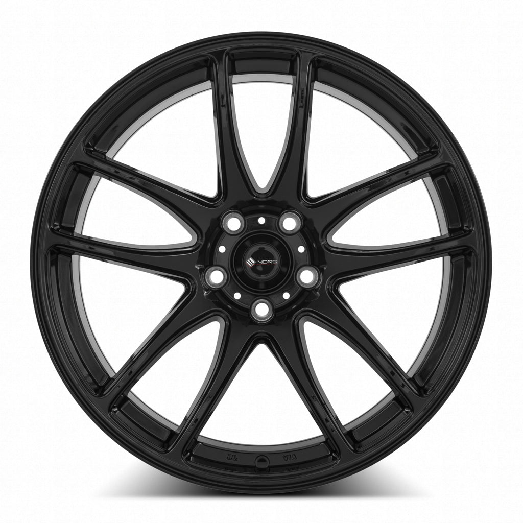 Vors TR4 Gloss Black 19x10.5 +22 5x112mm 73.1mm - Wheelwiz
