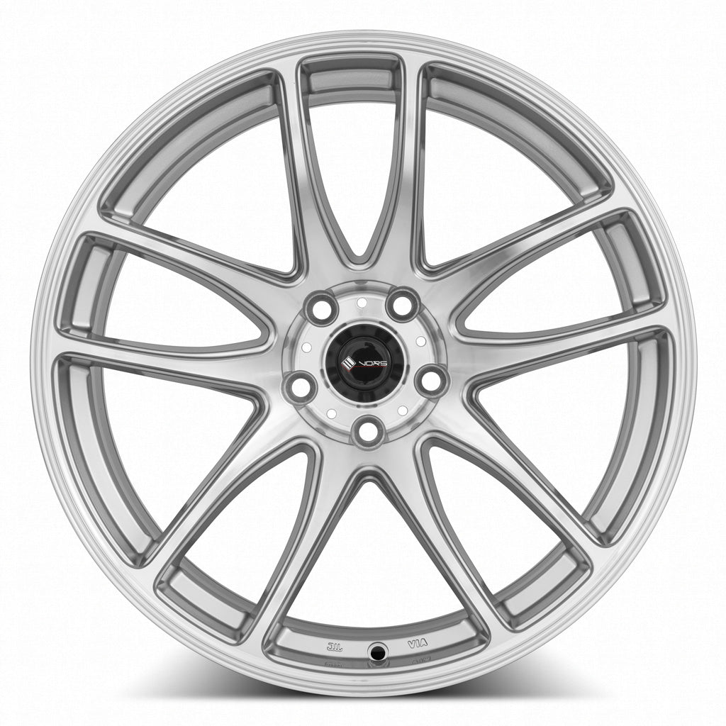Vors TR4 Silver Machined Face 19x10.5 +22 5x120mm 73.1mm - Wheelwiz