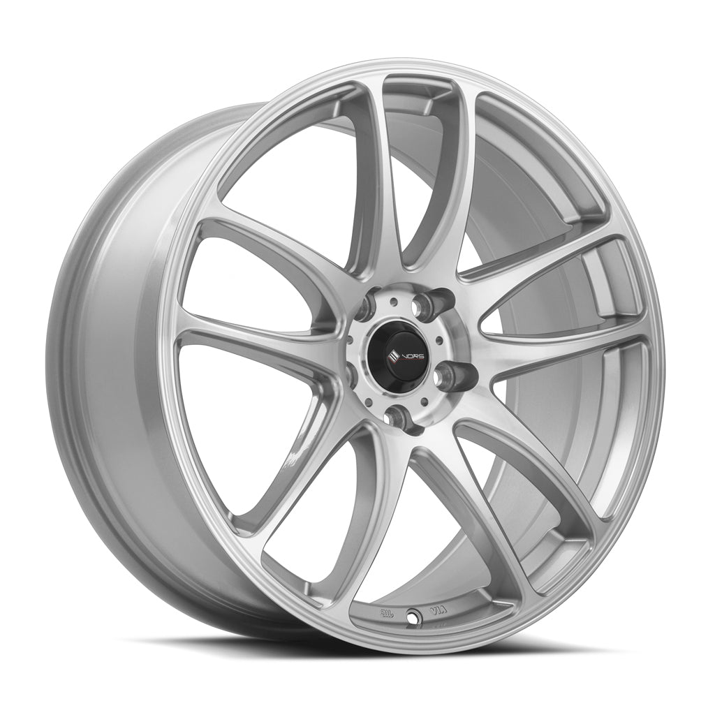 Vors TR4 Silver Machined Face 19x8.5 +35 5x114.3mm 73.1mm - Wheelwiz