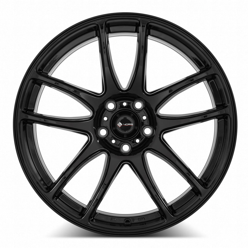 Vors TR4 Gloss Black 19x9.5 +35 5x112mm 73.1mm - Wheelwiz