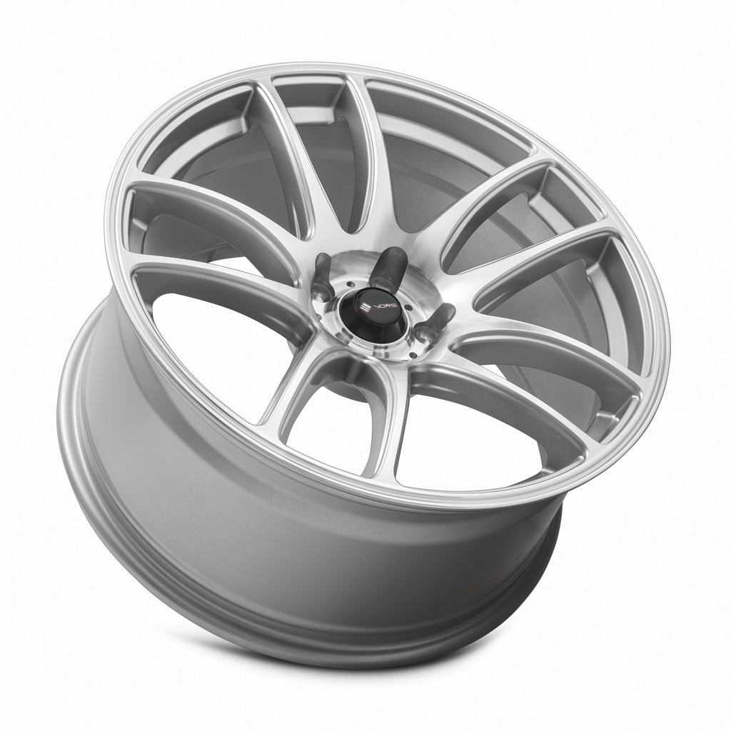Vors TR4 Silver Machined Face 19x9.5 +35 5x112mm 73.1mm - Wheelwiz