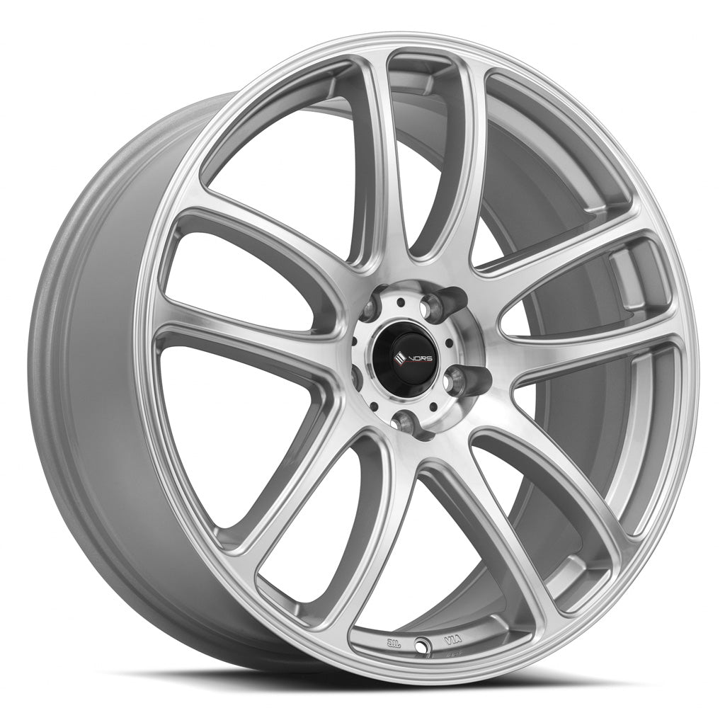 Vors TR4 Silver Machined Face 20x8.5 +35 5x108mm 73.1mm - Wheelwiz