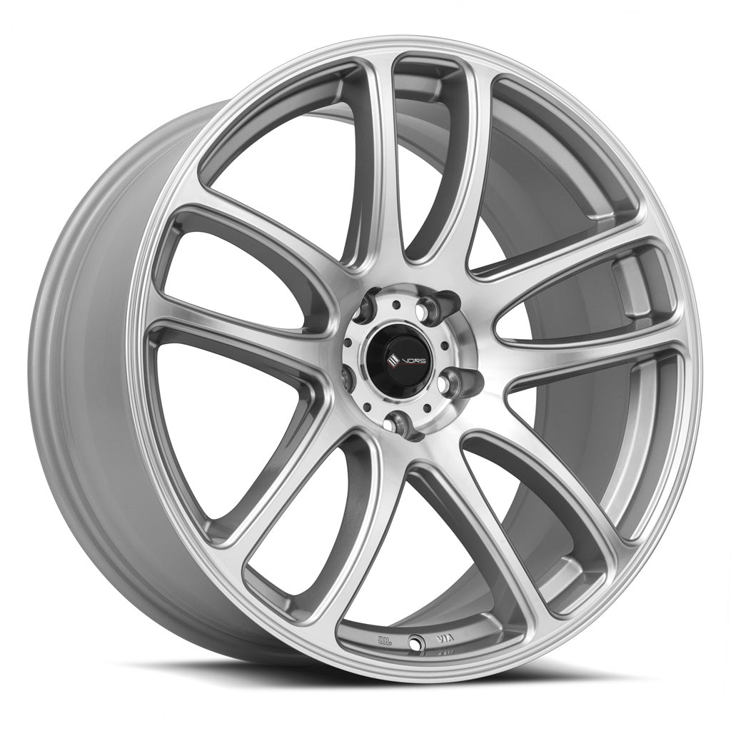 Vors TR4 Silver Machined Face 20x9.5 +35 5x108mm 73.1mm - Wheelwiz