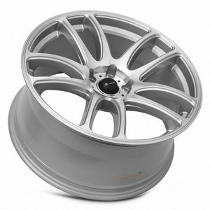 Vors TR4 Silver Machine Face 20x9.5 +35 5x120mm 73.1mm