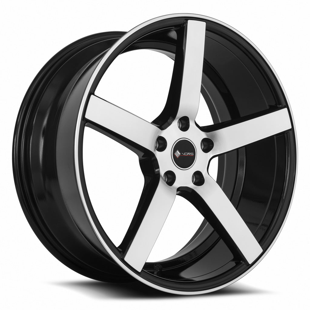 Vors TR5 Black Machined Face 20x8.5 +35 5x110mm 73.1mm - Wheelwiz