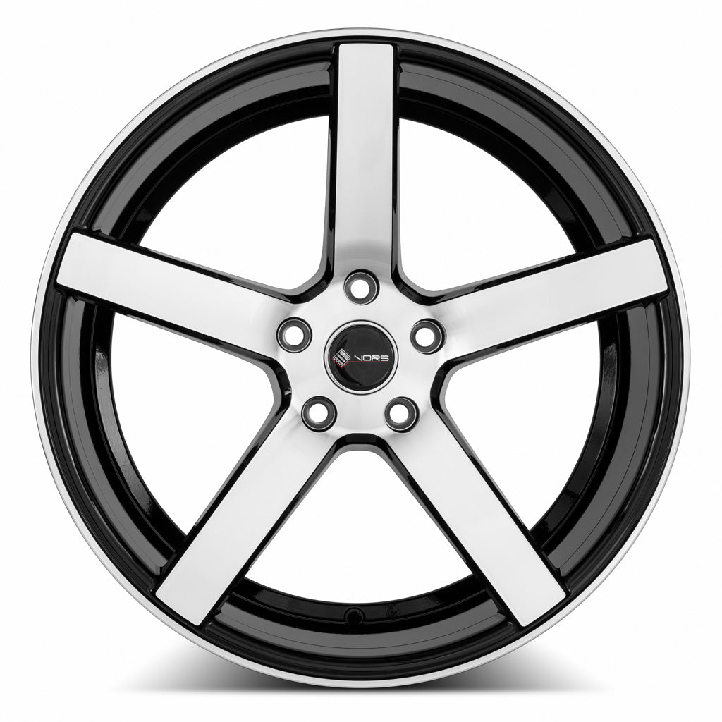 Vors TR5 Black Machined Face 19x8.5 +35 5x120mm 73.1mm