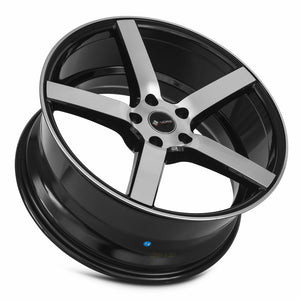 Vors TR5 Black Machined Face 20x8.5 +35 5x115mm 73.1mm - Wheelwiz