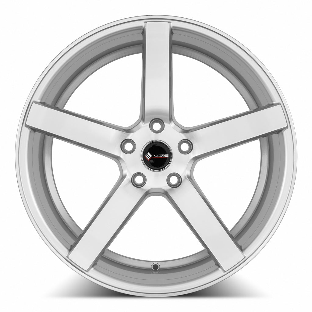 Vors TR5 Silver Machined Face 19x8.5 +35 5x110mm 73.1mm - Wheelwiz