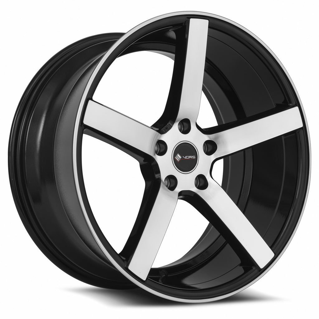 Vors TR5 Black Machined Face 19x9.5 +35 5x114.3mm 73.1mm - Wheelwiz