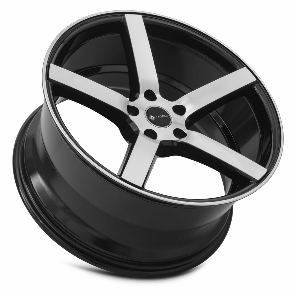 Vors TR5 Black Machined Face 19x9.5 +35 5x114.3mm 73.1mm - Wheelwiz