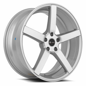 Vors TR5 Silver Machine Face 20x8.5 +35 5x108mm 73.1mm