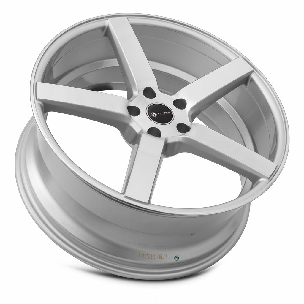 Vors TR5 Silver Machined Face 20x8.5 +35 5x115mm 73.1mm - Wheelwiz