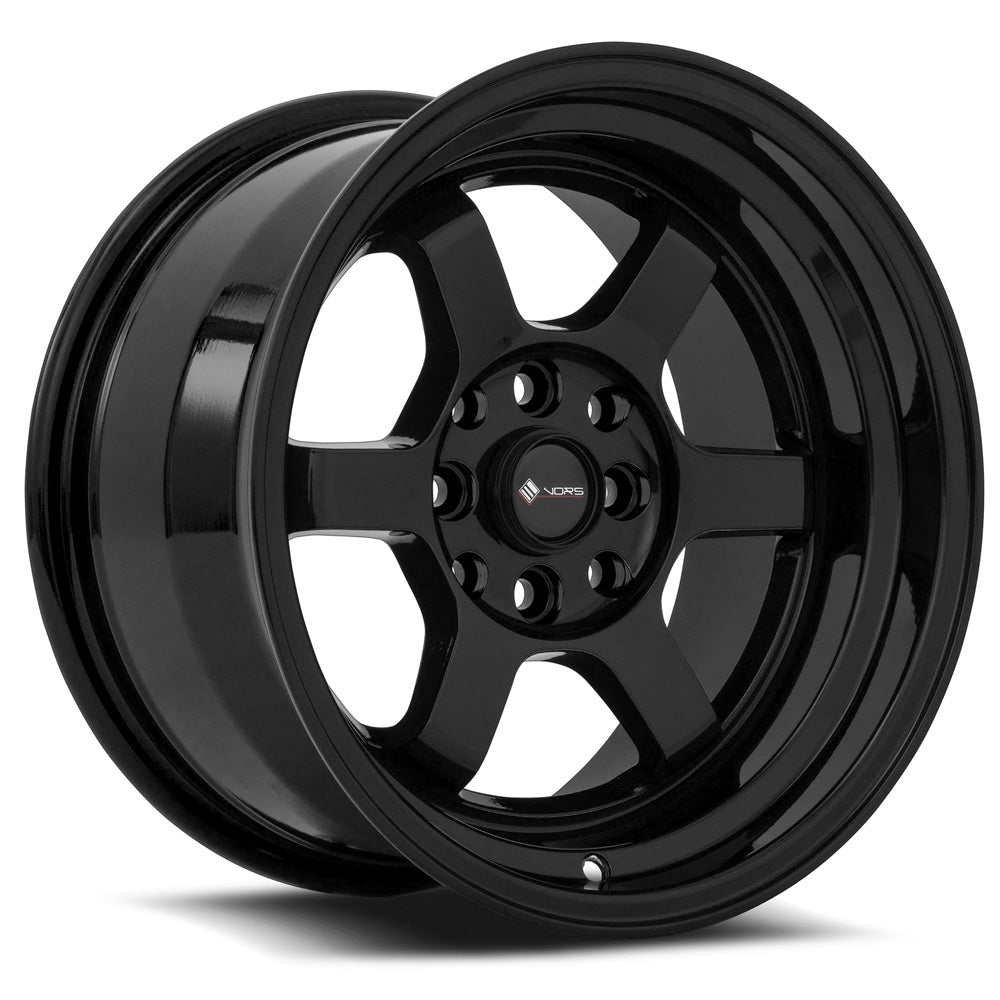 Vors TR7 Gloss Black 15x8 0 4x100|4x114.3mm 73.1mm - Wheelwiz