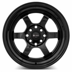 Vors TR7 Gloss Black 15x8 0 4x100|4x114.3mm 73.1mm - Wheelwiz