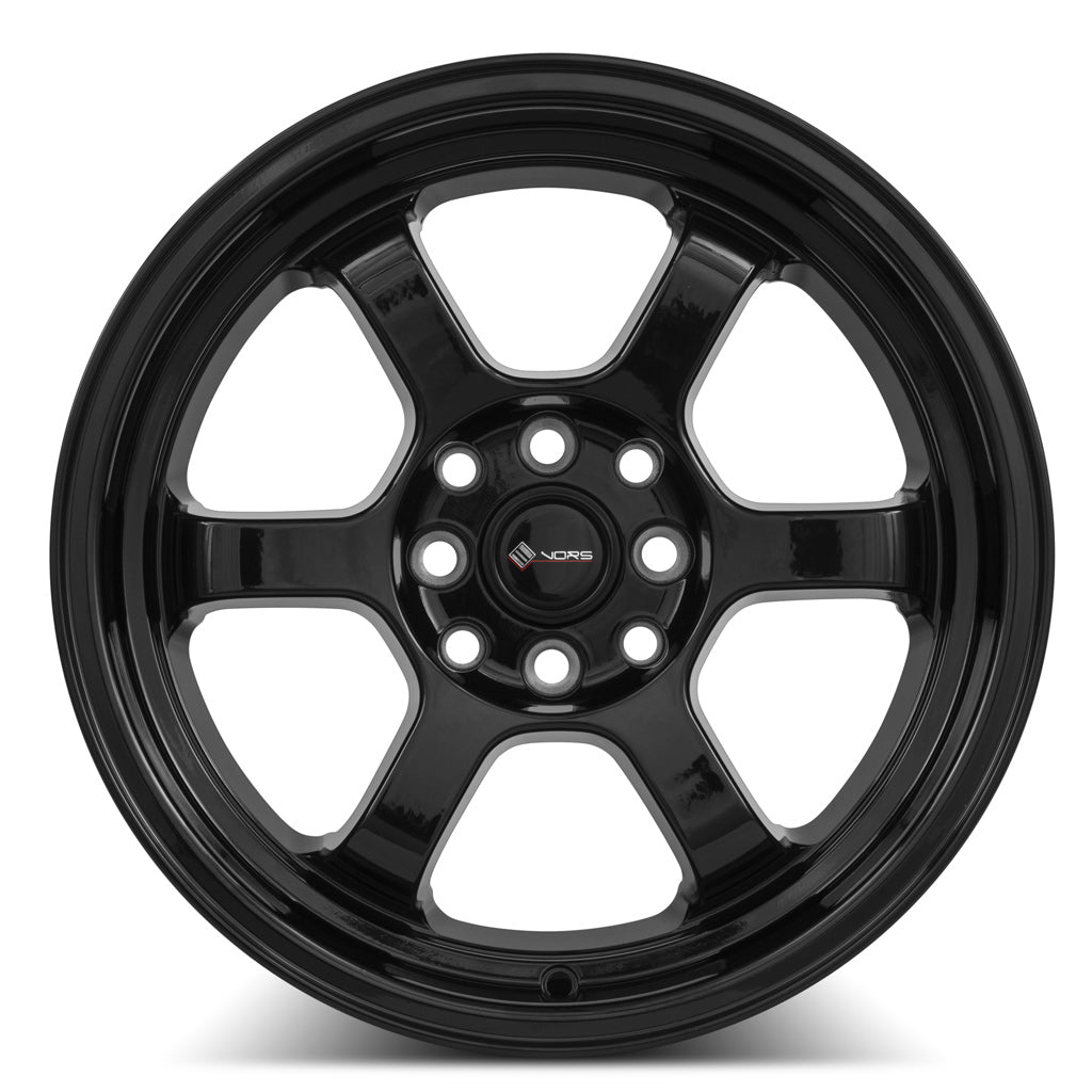 Vors TR7 Gloss Black 16x7 +35 4x108mm 73.1mm - Wheelwiz