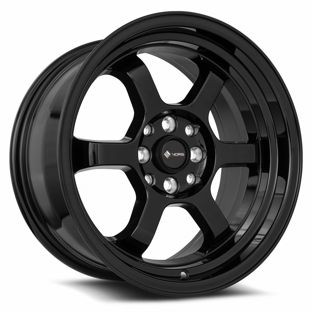 Vors TR7 Gloss Black 16x8 +20 4x108mm 73.1mm - Wheelwiz