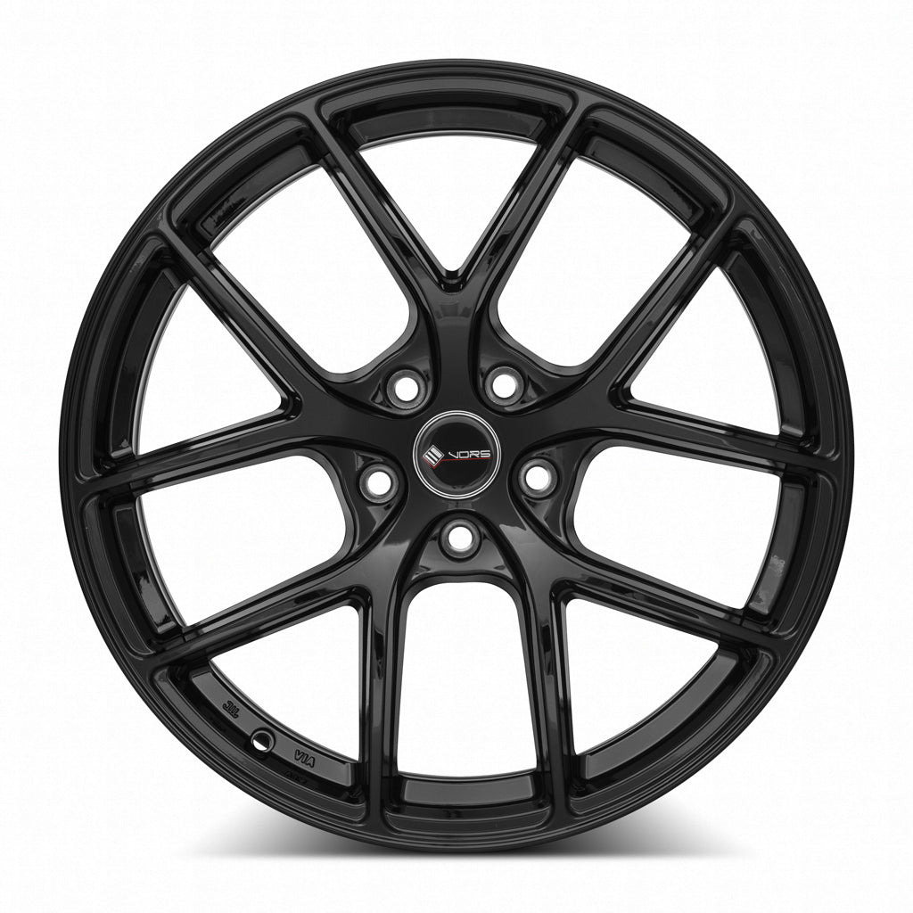 Vors TR88 Gloss Black 19x8.5 +35 5x112mm 73.1mm - Wheelwiz
