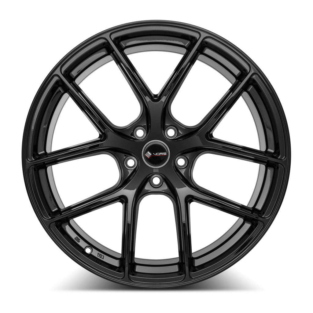 Vors TR88 Gloss Black 20x10.5 +38 5x112mm 73.1mm - Wheelwiz