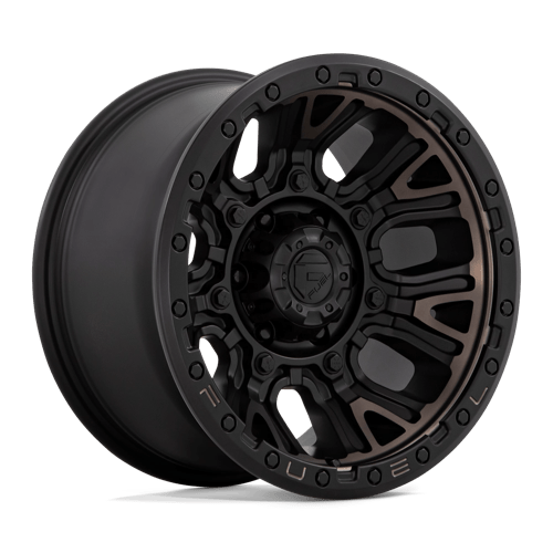 Fuel Offroad D824 TRACTION Matte Black W Double Dark Tint 20x10 -18 5x127mm 71.5mm - Wheelwiz